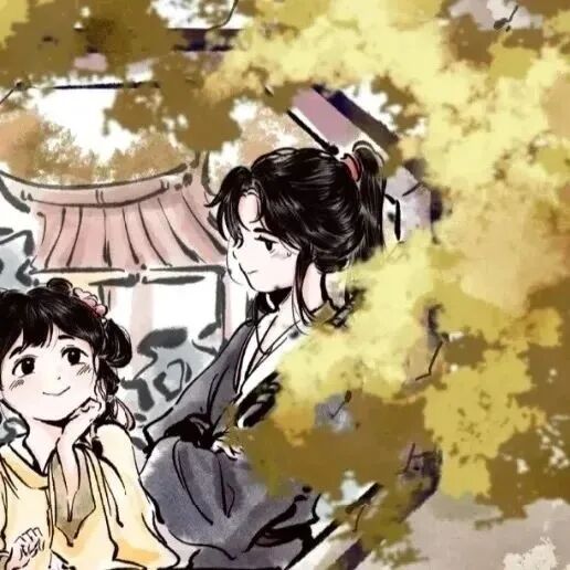 古风情侣头像