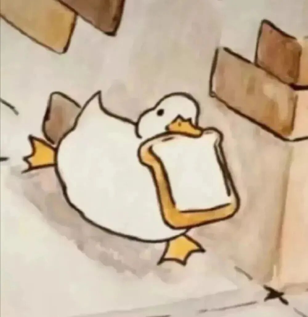 鸭子可爱卡通情侣头像