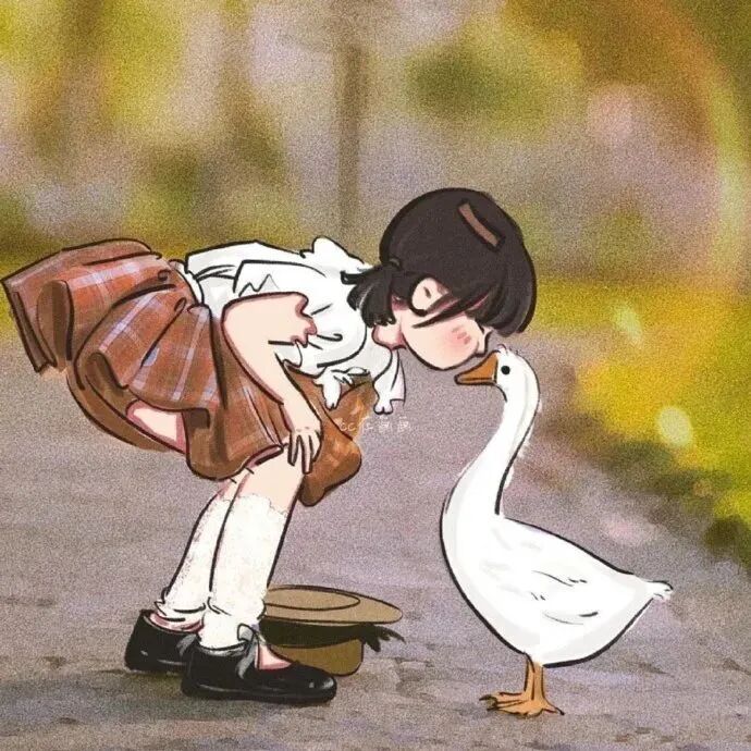 可爱插画动漫头像女