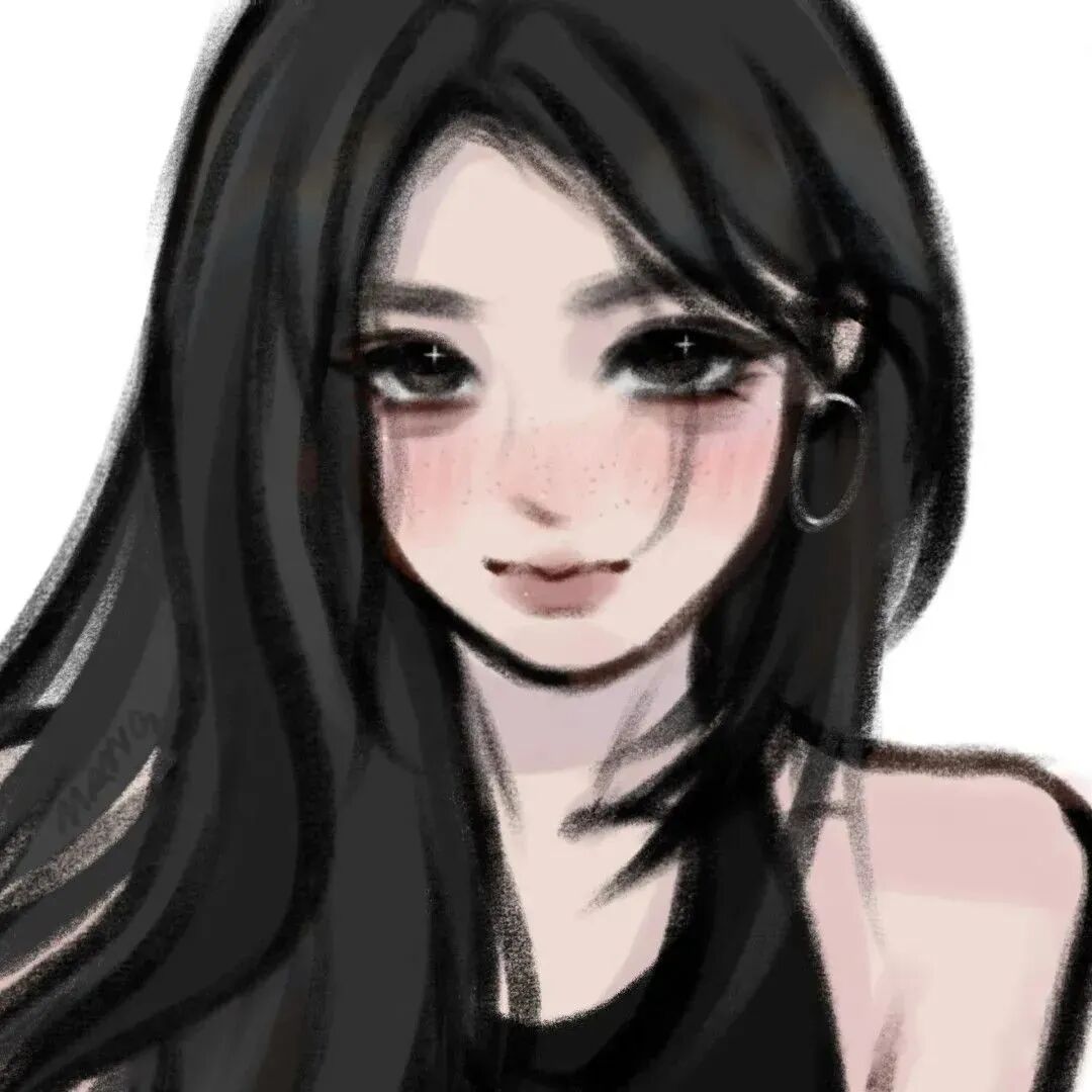 手绘动漫头像女