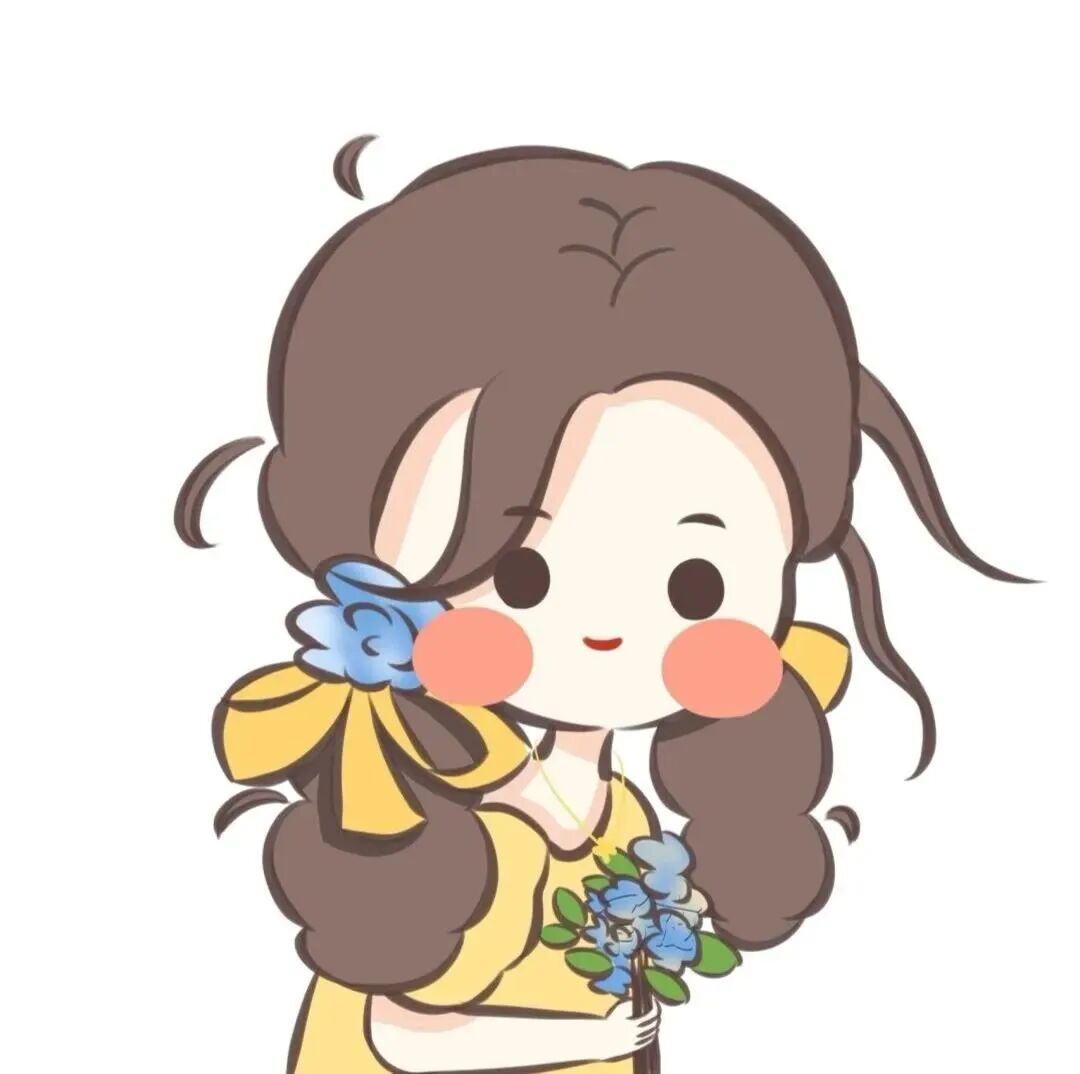 二人闺蜜头像卡通闺蜜头像
