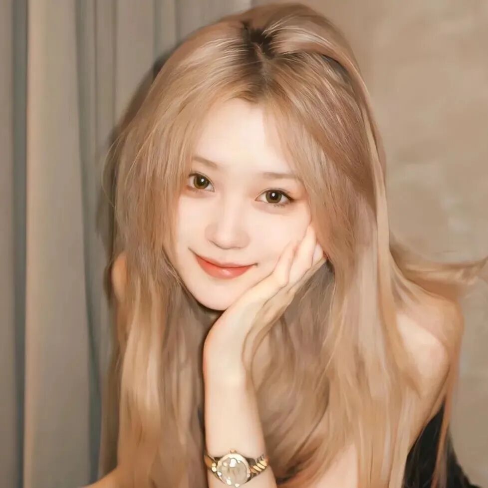 甜美爱笑女生头像