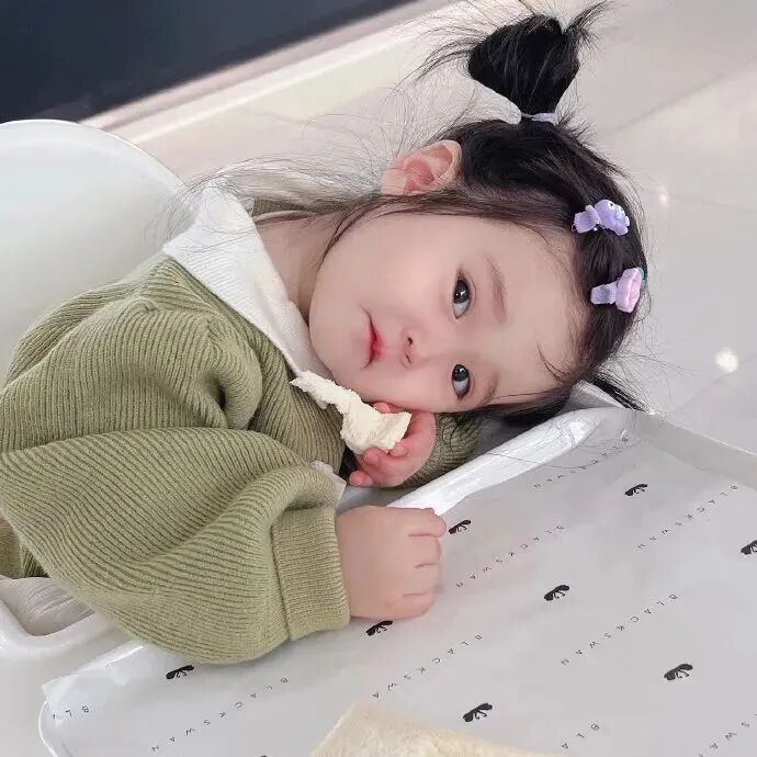 可爱小女孩萌娃头像