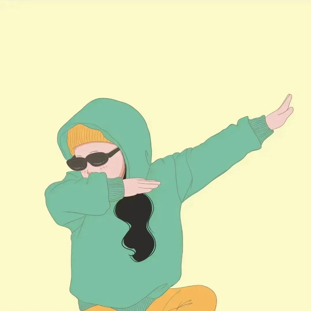 可爱动漫情侣头像