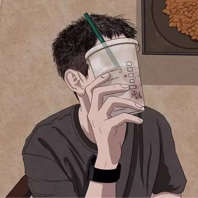 手绘动漫头像男