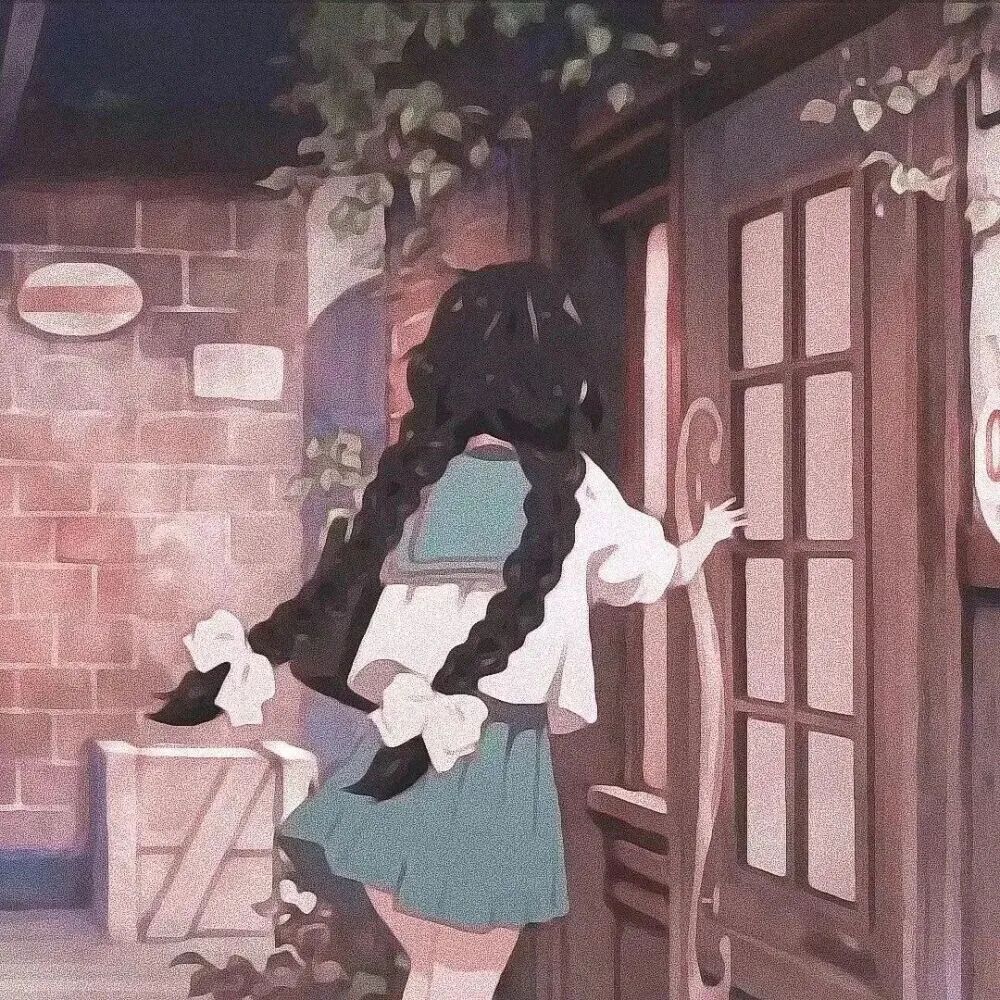 学院风二人闺蜜头像动漫闺蜜头像