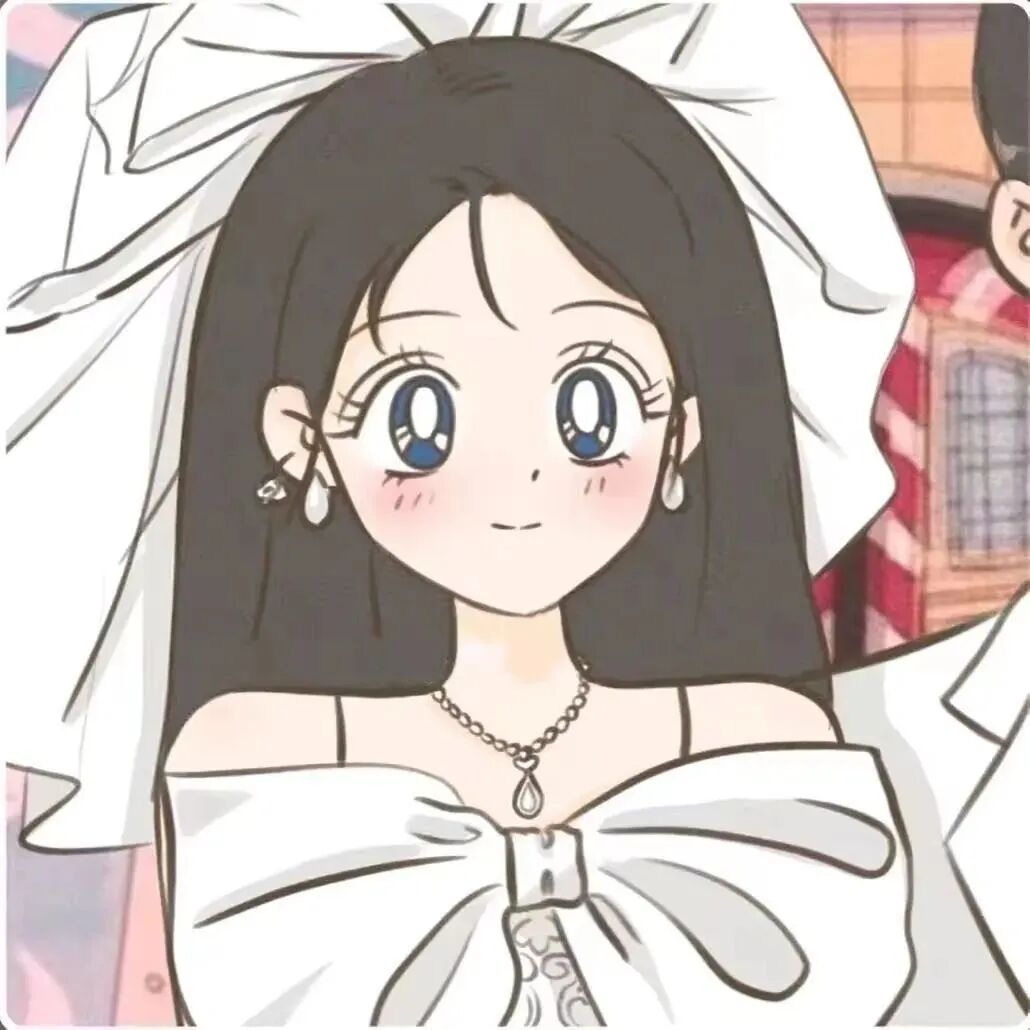 婚纱动漫情侣头像