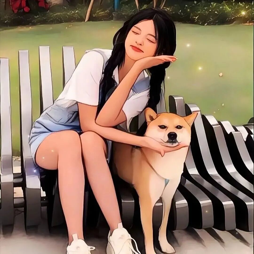 转手绘女生头像