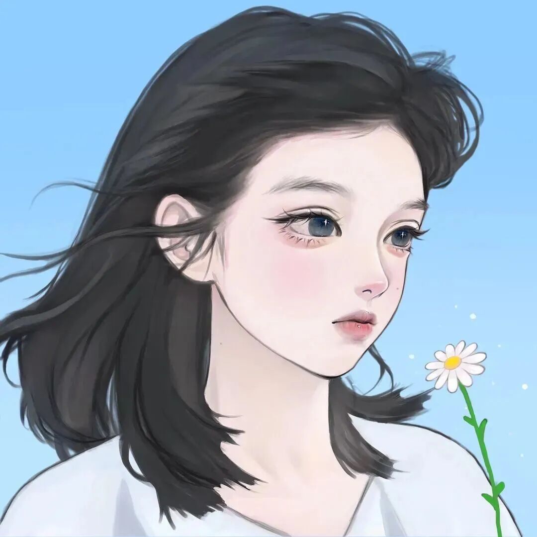 手绘动漫头像女