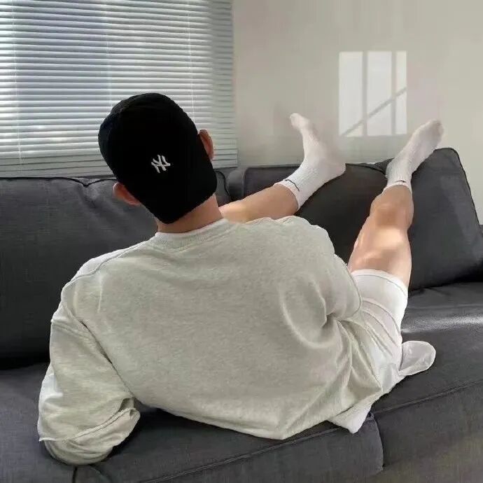 休闲帽潮流不露脸男生头像