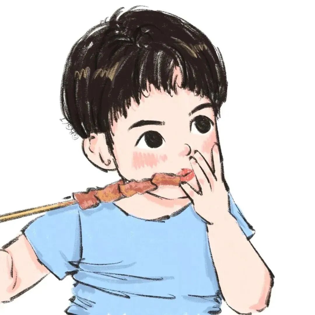 手绘可爱动漫情侣头像