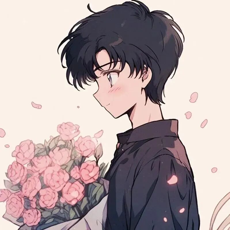 qltxxh鲜花动漫情侣头像