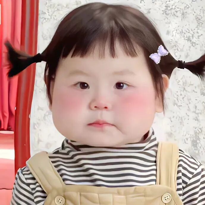 可爱小女孩瑶一瑶萌娃头像