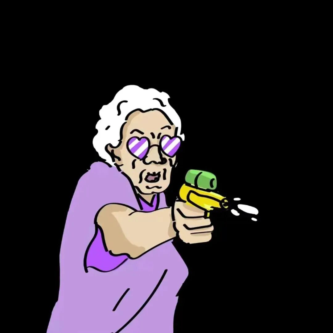 搞怪沙雕老奶奶四人闺蜜头像动漫闺蜜头像
