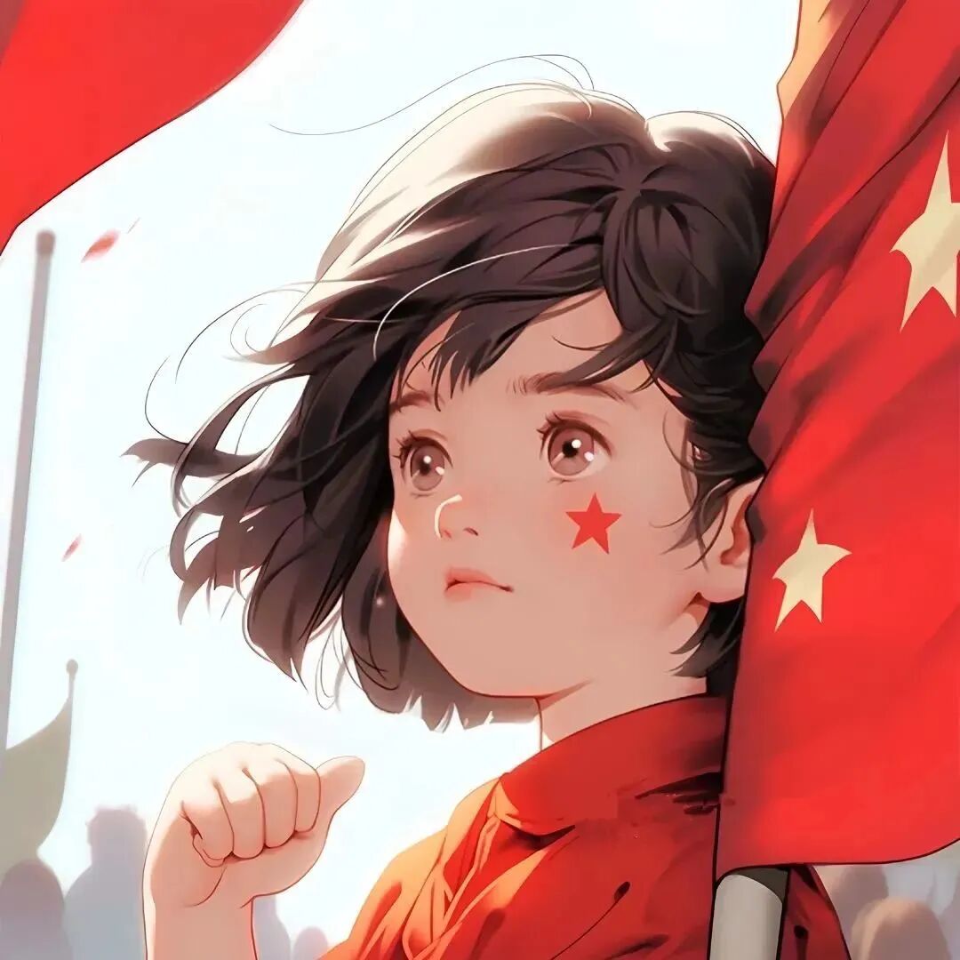 国庆爱国动漫头像