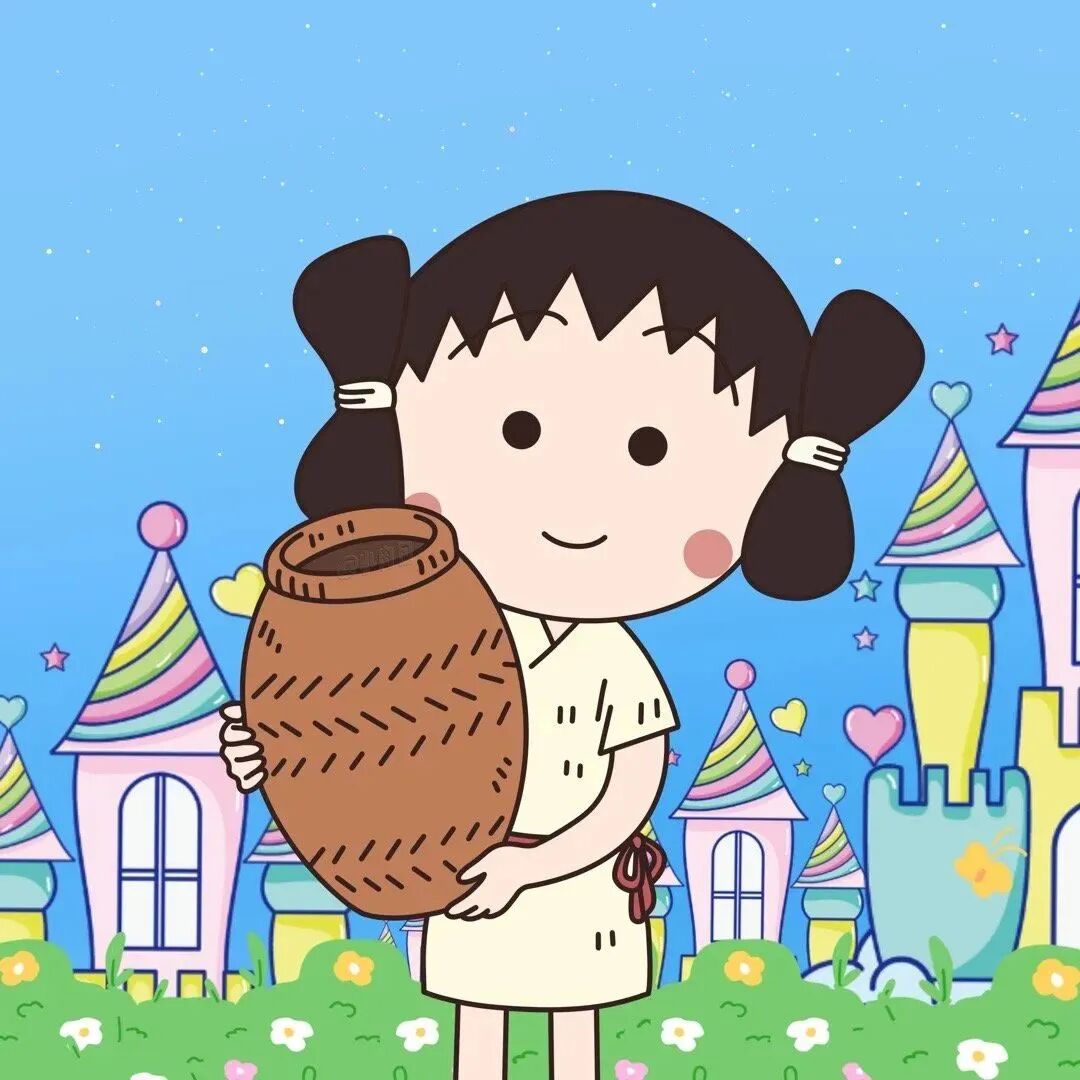 可爱樱桃小丸子卡通头像
