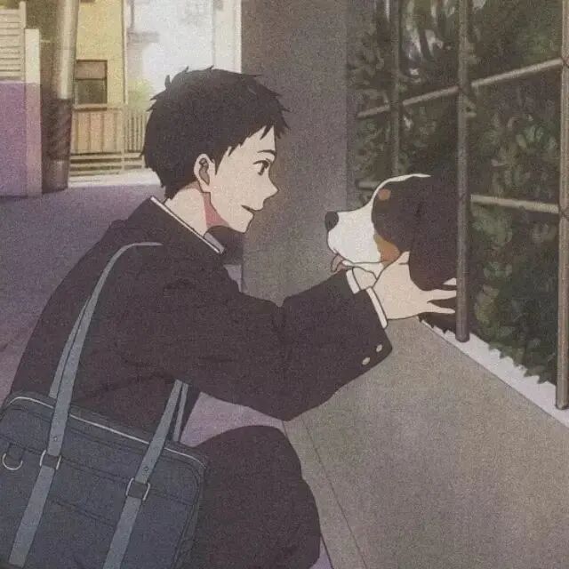 治愈动漫头像男