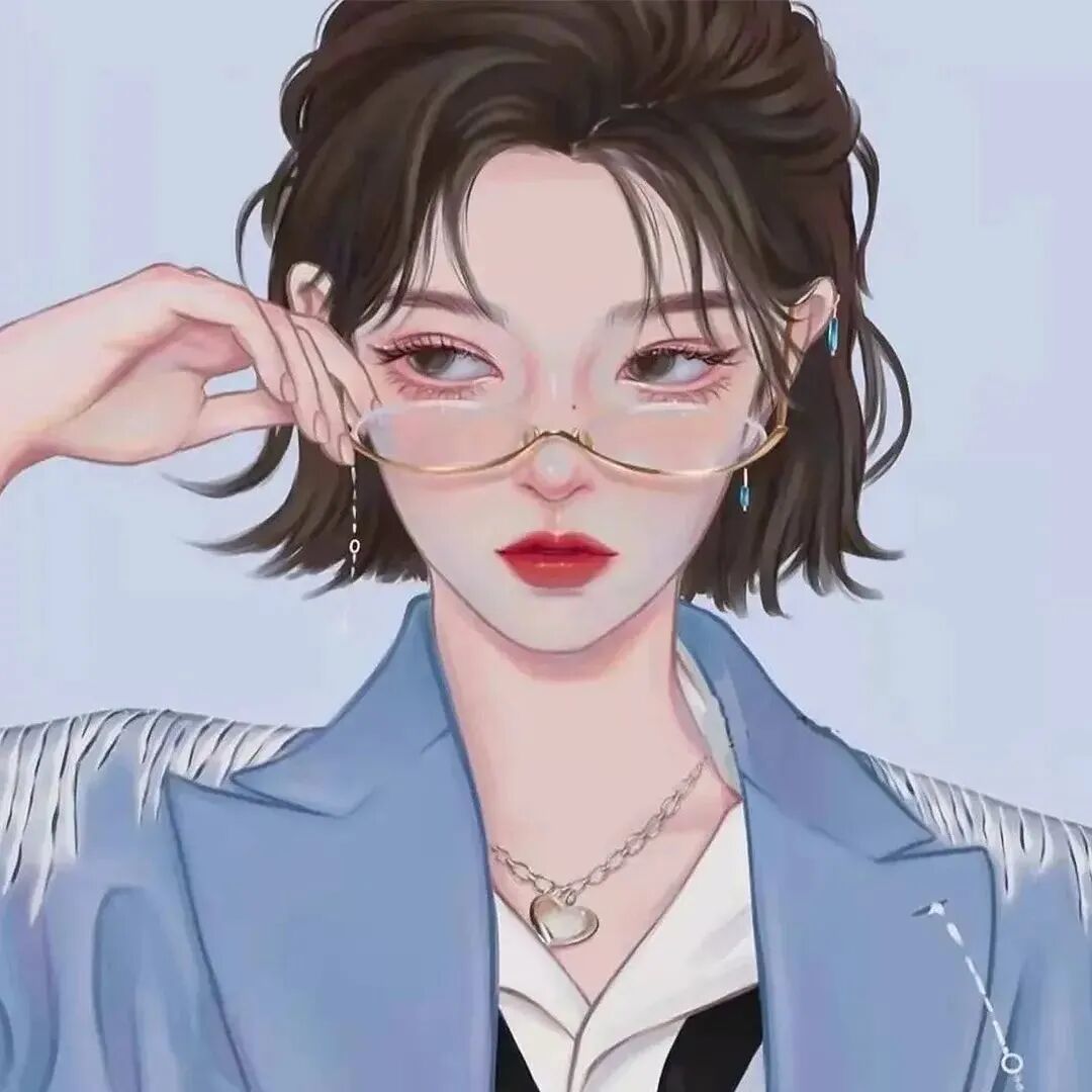 手绘动漫头像女