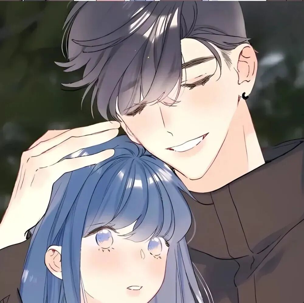 mtoudmqltx摸头动漫情侣头像
