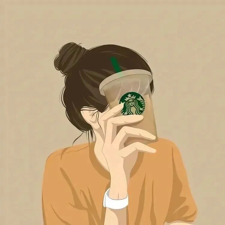 简约手绘动漫情侣头像