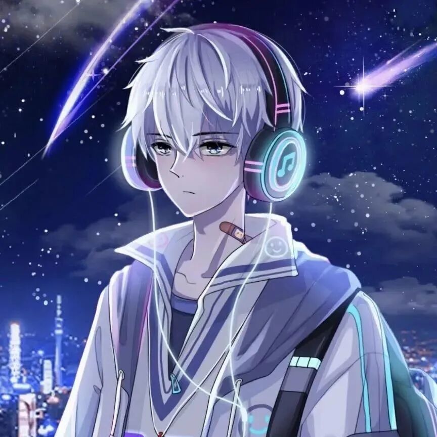 唯美梦幻动漫头像男