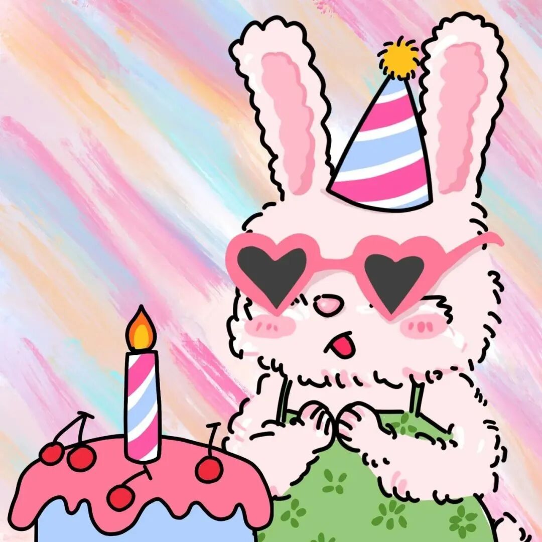 生日快乐卡通情侣头像