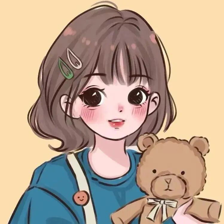 可爱手绘动漫头像女