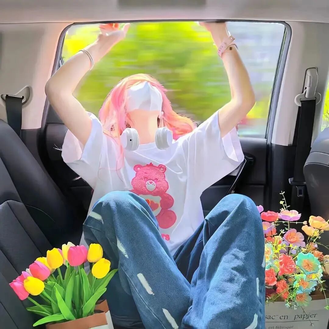 小清新不露脸女生头像