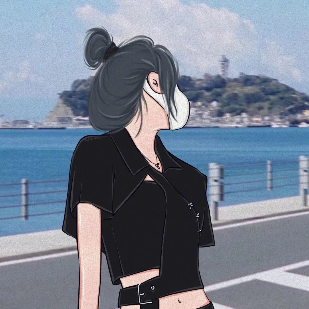 手绘动漫情侣头像