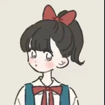 手绘二人闺蜜头像动漫闺蜜头像