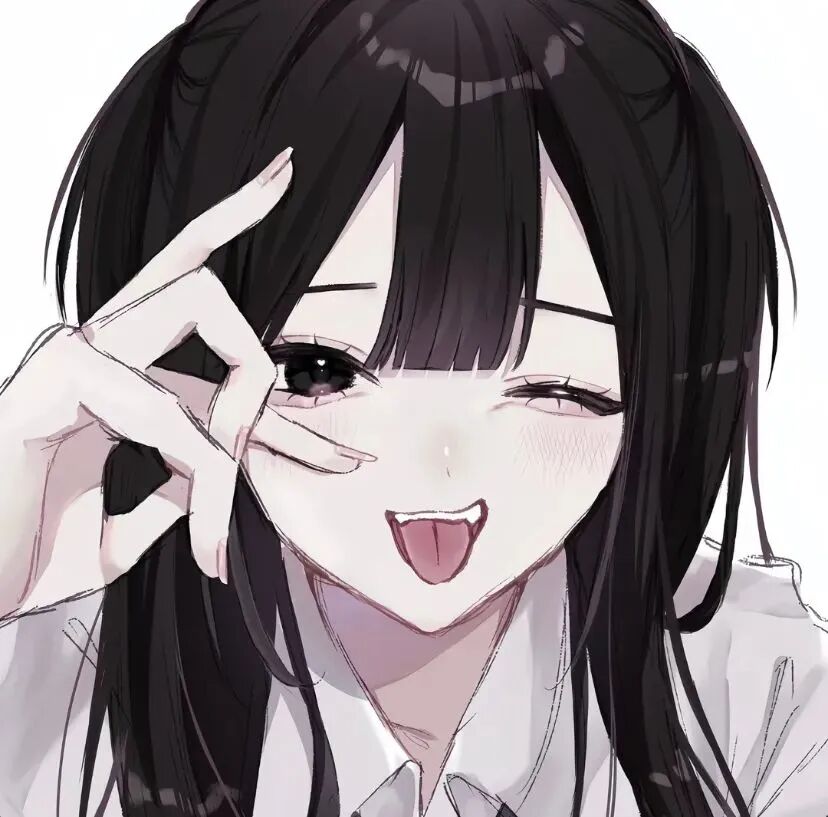 俏皮动漫头像女