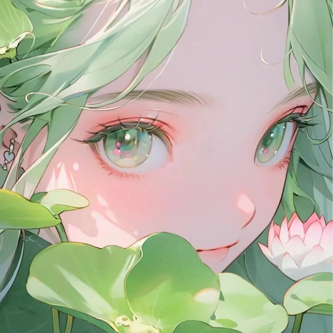 gmtxxqxa小清新莲花四人闺蜜头像动漫闺蜜头像