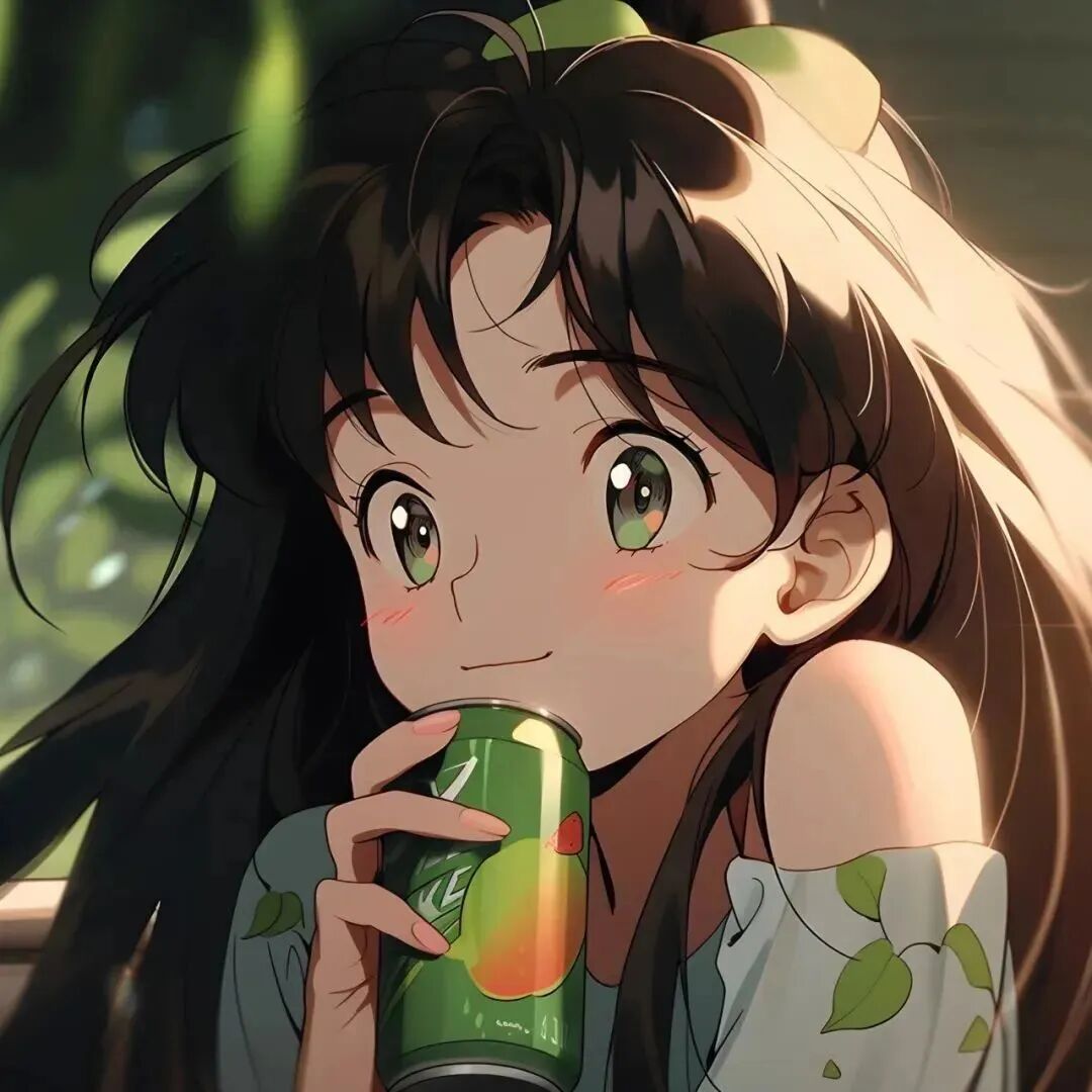 绿绿小清新四人闺蜜头像动漫闺蜜头像
