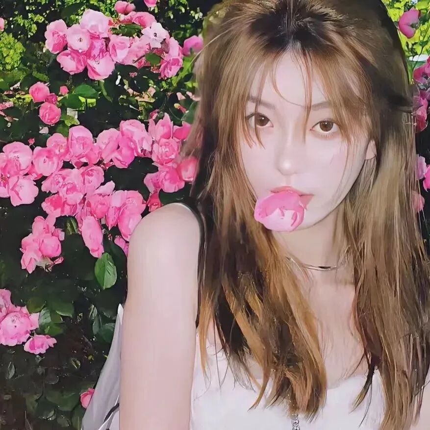 鲜花女生头像