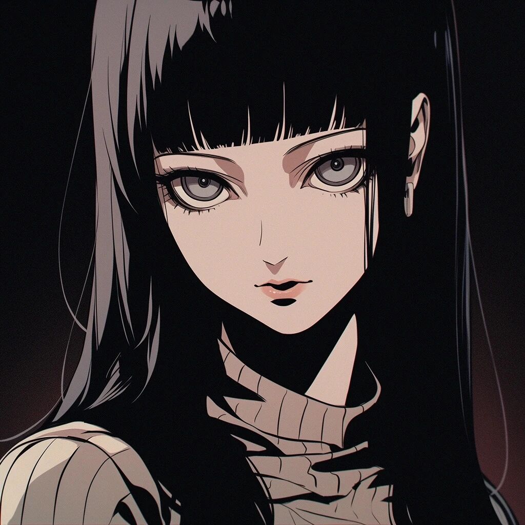 暗黑动漫头像女