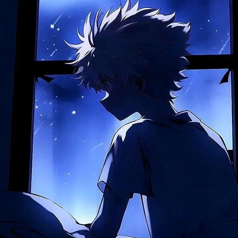 孤独感少年感动漫头像男