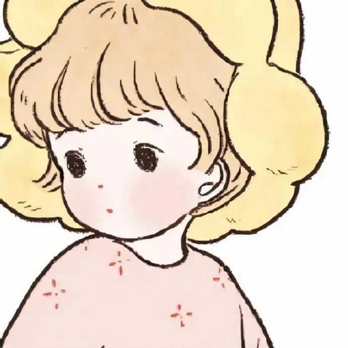 戴着帽子可爱动漫头像女