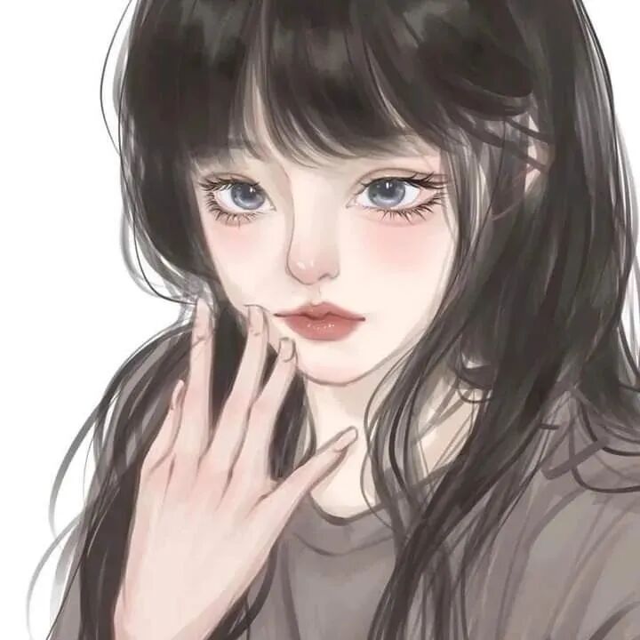手绘动漫头像女