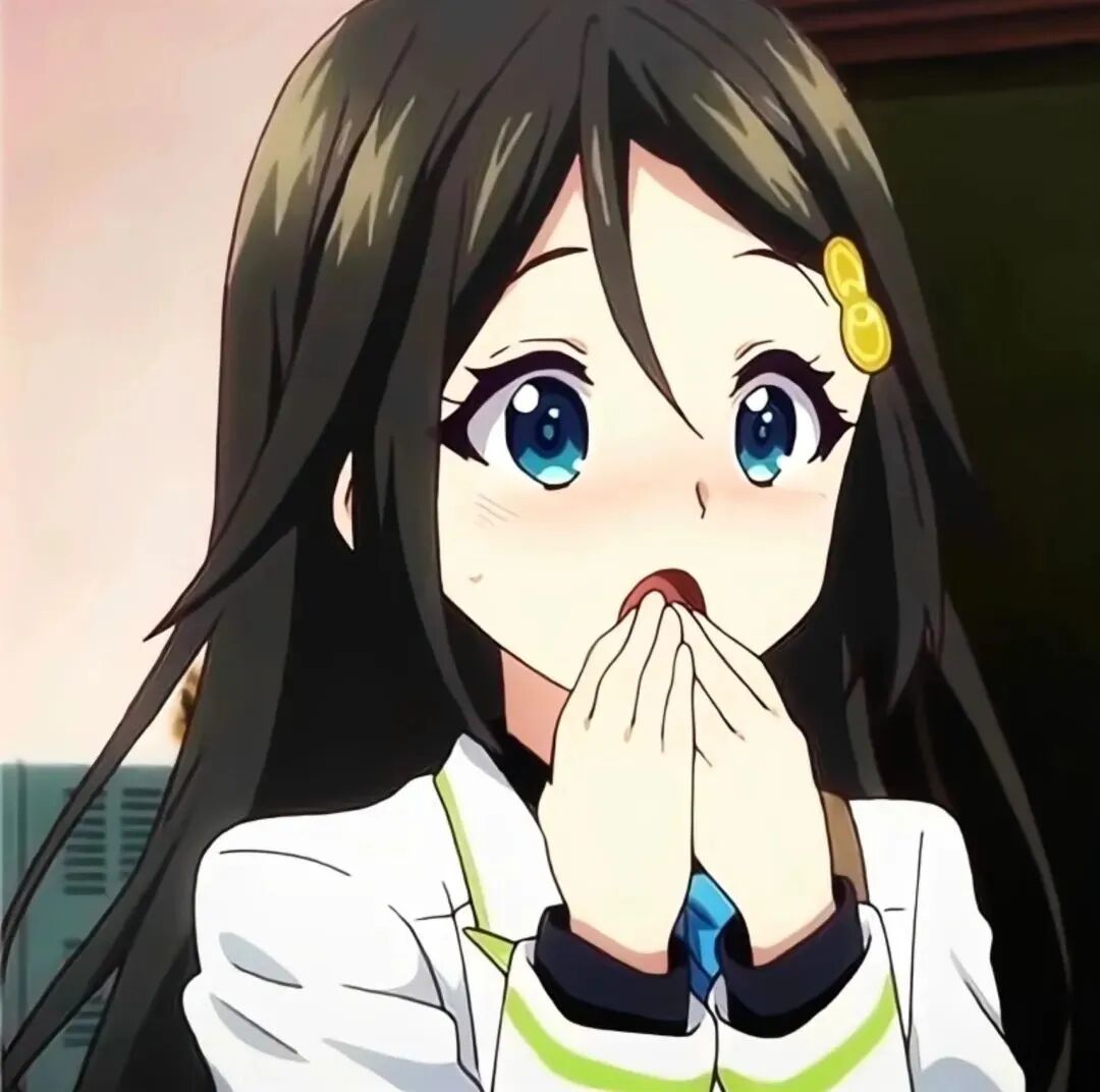 惊讶动漫头像女
