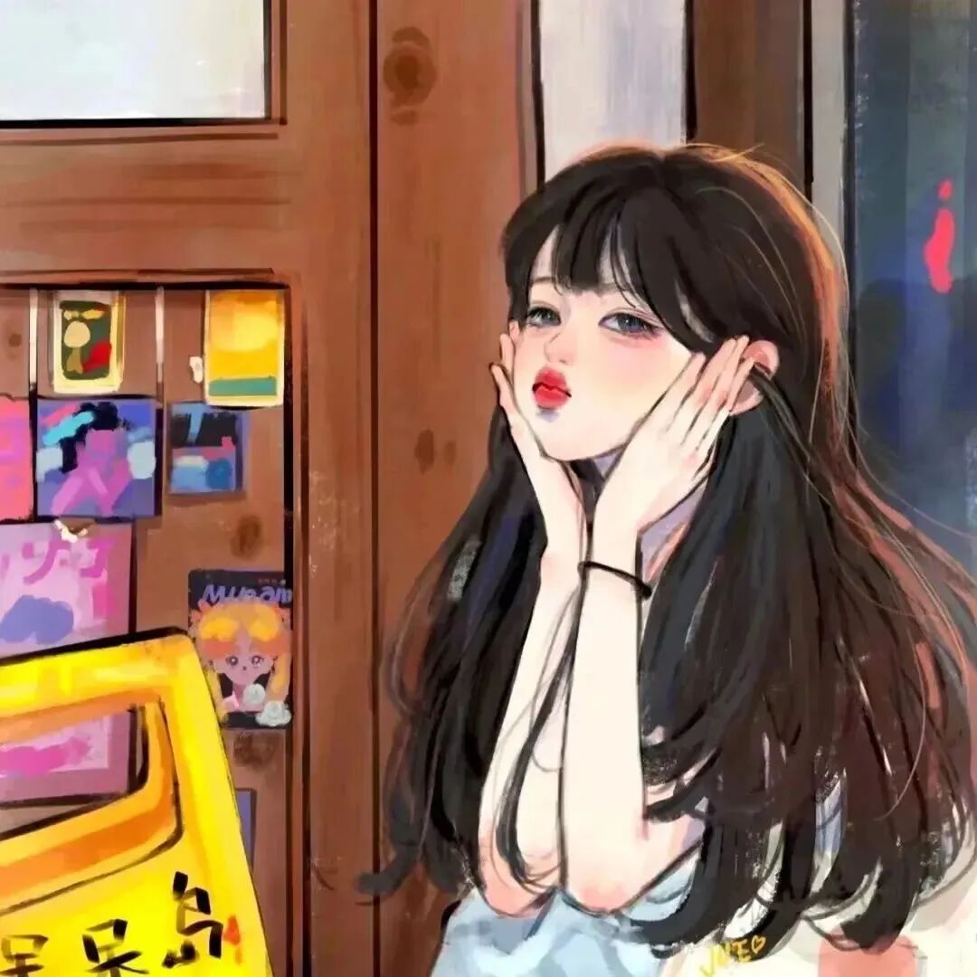 手绘动漫头像女