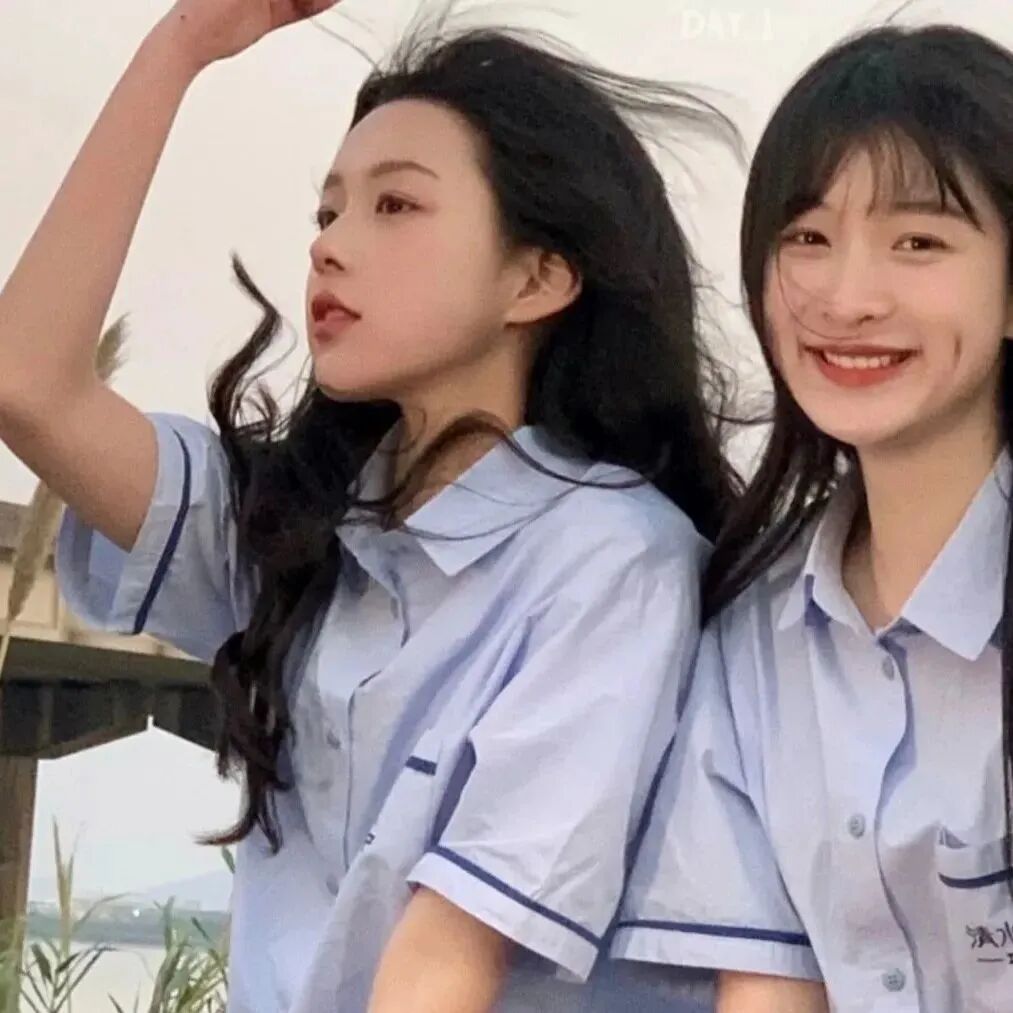 gmtxblib学院风二人闺蜜头像真人闺蜜头像