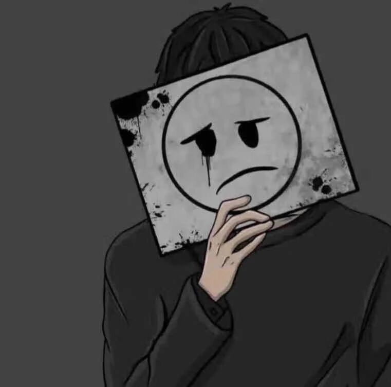 孤独感伤感动漫头像男