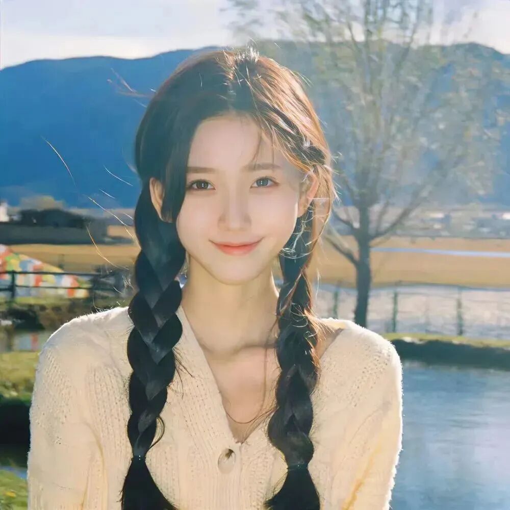 甜美爱笑女生头像