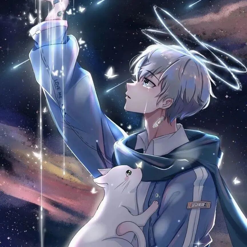 唯美梦幻动漫头像男