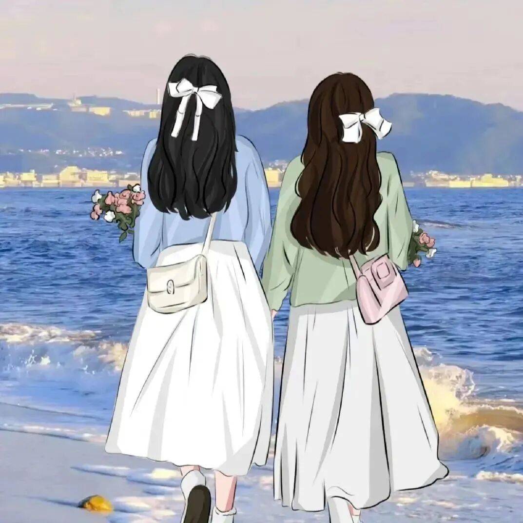 二人闺蜜头像动漫闺蜜头像