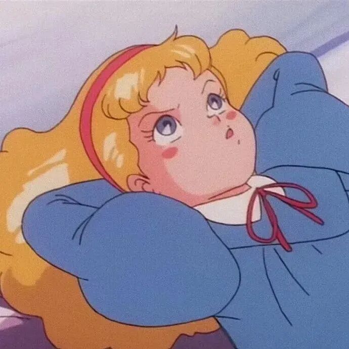 旧漫生气动漫头像女