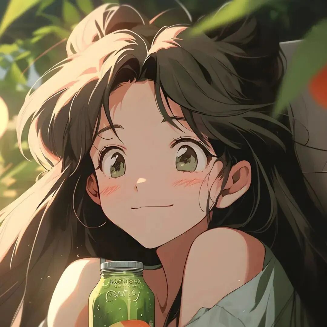 绿绿小清新四人闺蜜头像动漫闺蜜头像