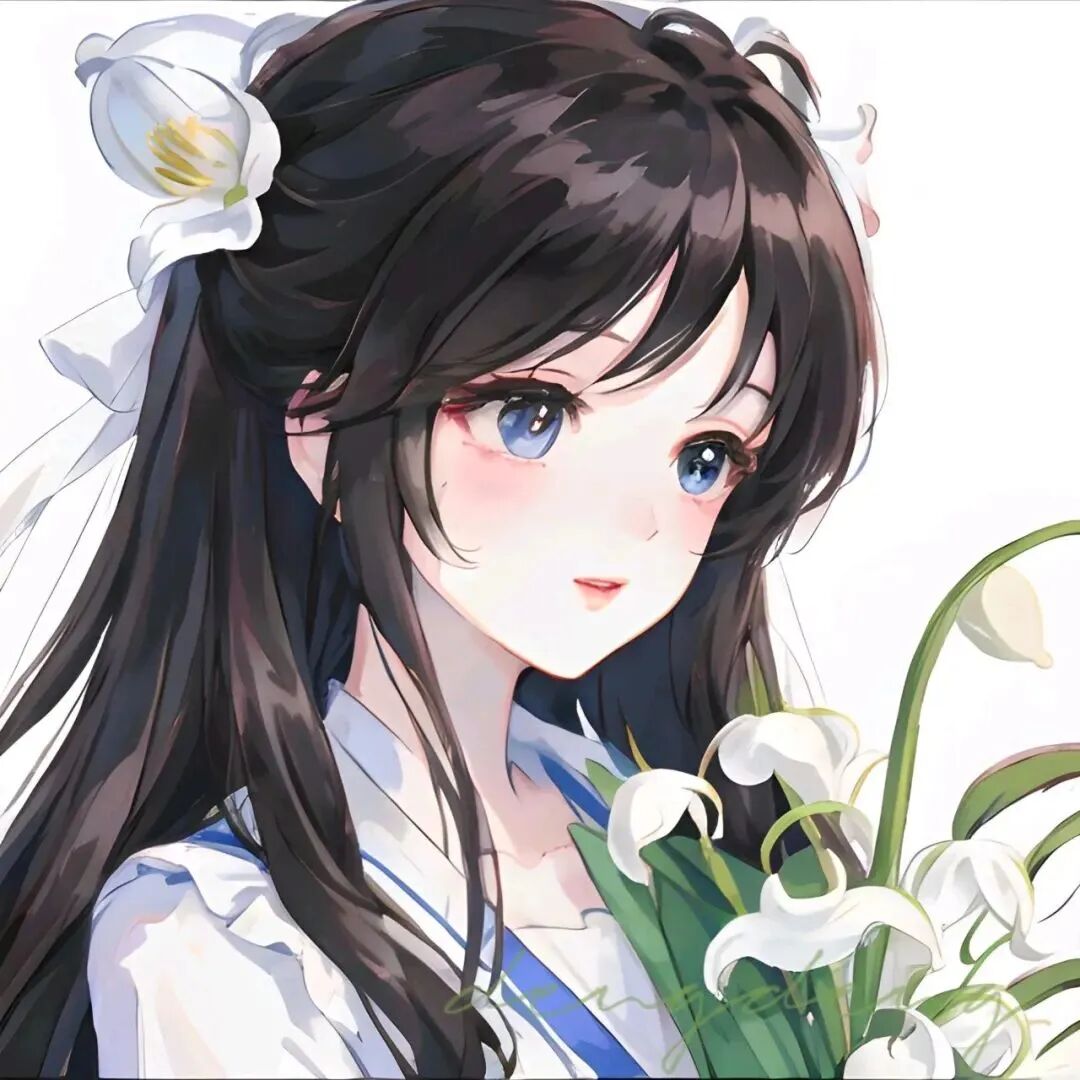 小清新八人闺蜜头像动漫闺蜜头像