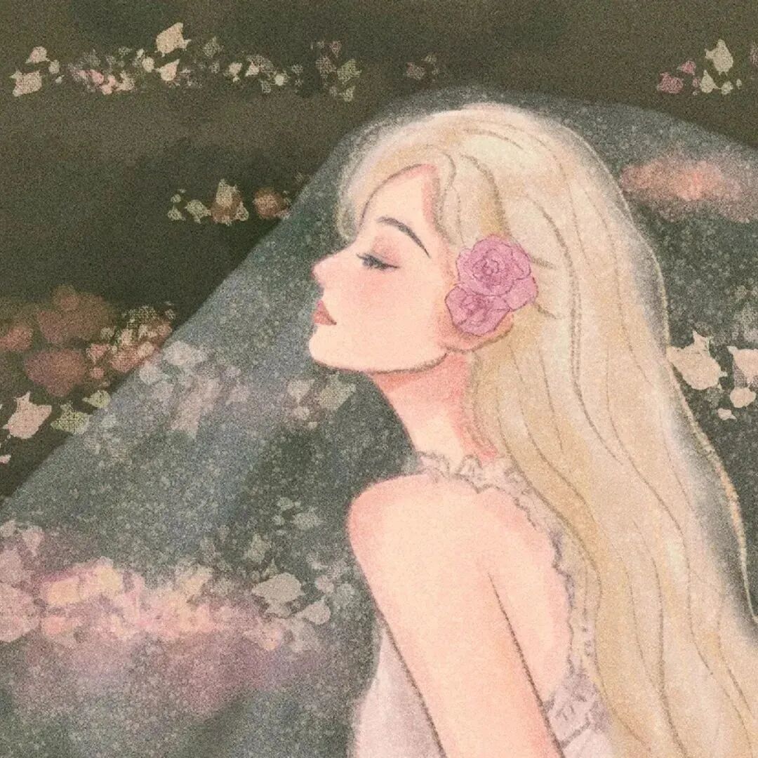 迪士尼公主手绘动漫头像女