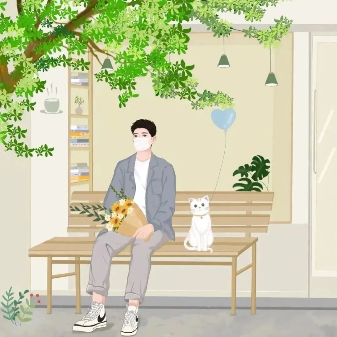 小清新动漫情侣头像